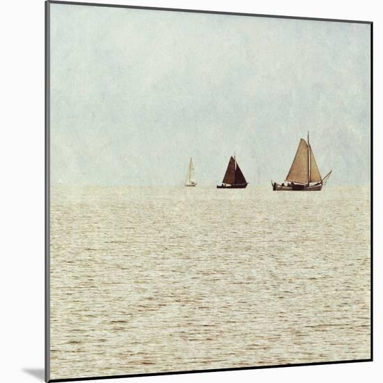 Sail Boats II-Kathy Mansfield-Mounted Art Print