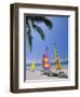 Sail Boats on Chaweng Beach, East Coast, Koh Samui (Ko Samui), Thailand-Robert Francis-Framed Photographic Print