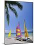 Sail Boats on Chaweng Beach, East Coast, Koh Samui (Ko Samui), Thailand-Robert Francis-Mounted Photographic Print