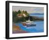Sail Boats-Jane Slivka-Framed Premium Giclee Print