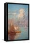 Sail Boats-Vahe Yeremyan-Framed Stretched Canvas