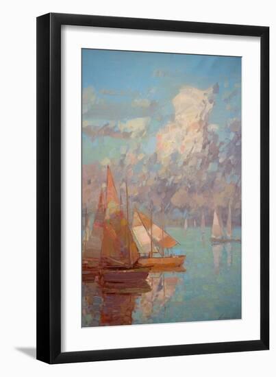 Sail Boats-Vahe Yeremyan-Framed Art Print