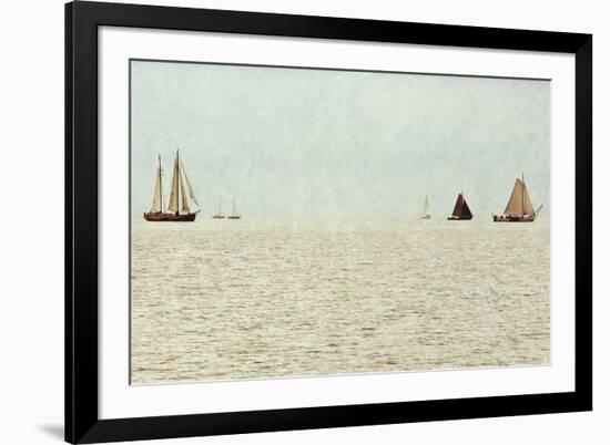 Sail Boats-Kathy Mansfield-Framed Premium Giclee Print