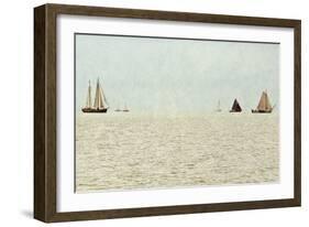 Sail Boats-Kathy Mansfield-Framed Art Print