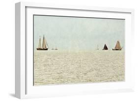 Sail Boats-Kathy Mansfield-Framed Art Print