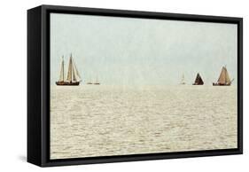 Sail Boats-Kathy Mansfield-Framed Stretched Canvas