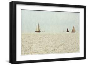 Sail Boats-Kathy Mansfield-Framed Art Print