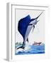 Sail Fish-null-Framed Giclee Print