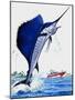 Sail Fish-null-Mounted Giclee Print