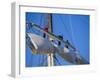 Sail Furling at the Living Maritime Museum, Mystic Seaport, Connecticut, USA-Fraser Hall-Framed Photographic Print