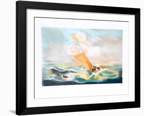 Sail in the Storm-Fioravanti-Framed Limited Edition