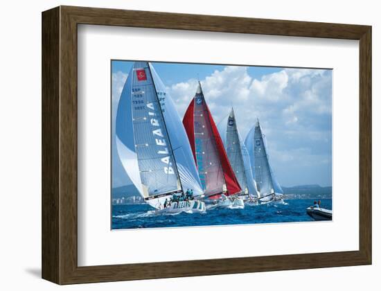 Sail Regatta-null-Framed Art Print