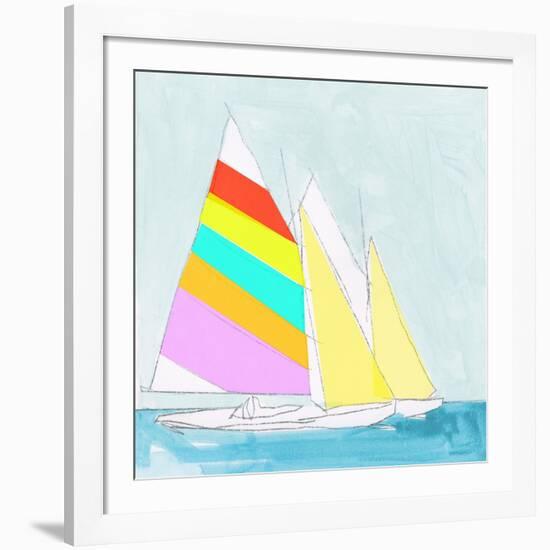 Sail Together-null-Framed Art Print