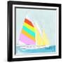 Sail Together-null-Framed Art Print