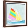 Sail Together-null-Framed Art Print