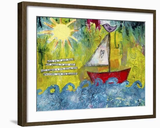 Sail Towards-Jennifer McCully-Framed Giclee Print