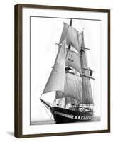 Sail Training Ship Royalist, March 1976-null-Framed Photographic Print