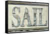 Sail word-Karen Williams-Framed Stretched Canvas