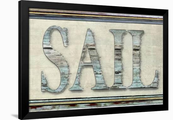 Sail word-Karen Williams-Framed Giclee Print