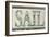 Sail word-Karen Williams-Framed Giclee Print