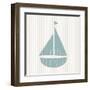 sail-Sabine Berg-Framed Art Print