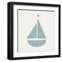 sail-Sabine Berg-Framed Art Print