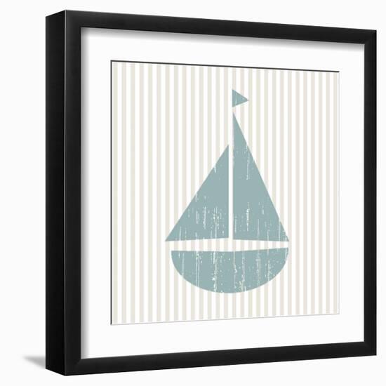 sail-Sabine Berg-Framed Art Print