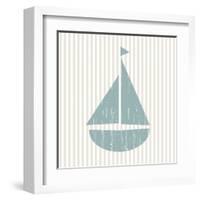 sail-Sabine Berg-Framed Art Print