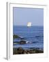 Sailboat Along The Coast, Kennebunkport, Maine, USA-Lisa S. Engelbrecht-Framed Photographic Print