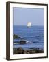 Sailboat Along The Coast, Kennebunkport, Maine, USA-Lisa S. Engelbrecht-Framed Photographic Print