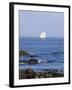 Sailboat Along The Coast, Kennebunkport, Maine, USA-Lisa S. Engelbrecht-Framed Photographic Print