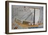 Sailboat and Oars-Nina Davies-Framed Giclee Print