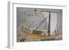 Sailboat and Oars-Nina Davies-Framed Giclee Print