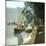 Sailboat and Steamboat on Lake Lugano, Circa 1890-Leon, Levy et Fils-Mounted Photographic Print
