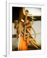 Sailboat cleat-Savanah Plank-Framed Photo