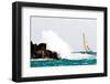 Sailboat Competing in the Grenada Sailing Festival, Grenada-null-Framed Photographic Print