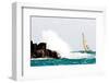 Sailboat Competing in the Grenada Sailing Festival, Grenada-null-Framed Photographic Print