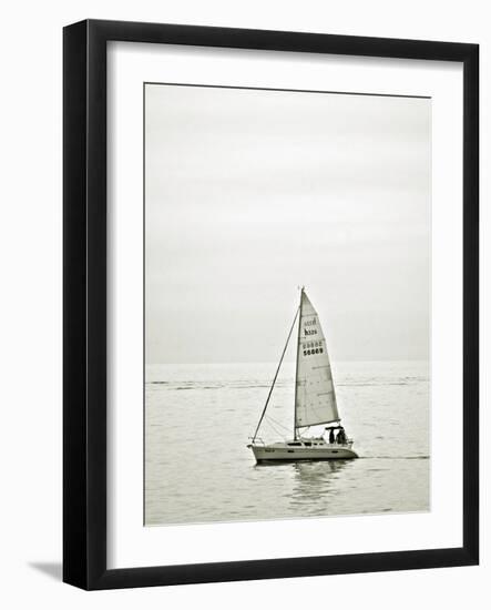 Sailboat D-Toula Mavridou-Messer-Framed Photographic Print