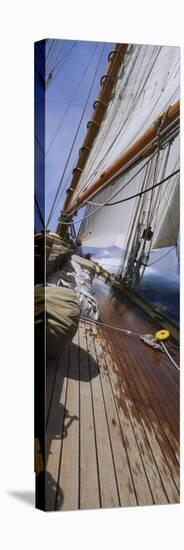 Sailboat Deck-null-Stretched Canvas