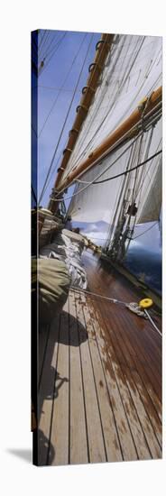 Sailboat Deck-null-Stretched Canvas