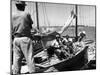 Sailboat Docked at Nassau, Bahamas, C.1950-null-Mounted Photographic Print