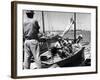 Sailboat Docked at Nassau, Bahamas, C.1950-null-Framed Photographic Print