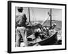 Sailboat Docked at Nassau, Bahamas, C.1950-null-Framed Photographic Print