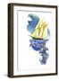 Sailboat Dolphin Wave-James Mazzotta-Framed Giclee Print