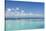 Sailboat in Clear Caribbean Sea, Southwater Cay, Stann Creek, Belize-Cindy Miller Hopkins-Stretched Canvas