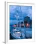 Sailboat in Harbor, Trogir, Croatia-Russell Young-Framed Premium Photographic Print