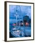 Sailboat in Harbor, Trogir, Croatia-Russell Young-Framed Premium Photographic Print