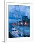 Sailboat in Harbor, Trogir, Croatia-Russell Young-Framed Photographic Print