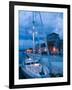 Sailboat in Harbor, Trogir, Croatia-Russell Young-Framed Photographic Print