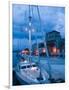 Sailboat in Harbor, Trogir, Croatia-Russell Young-Framed Photographic Print